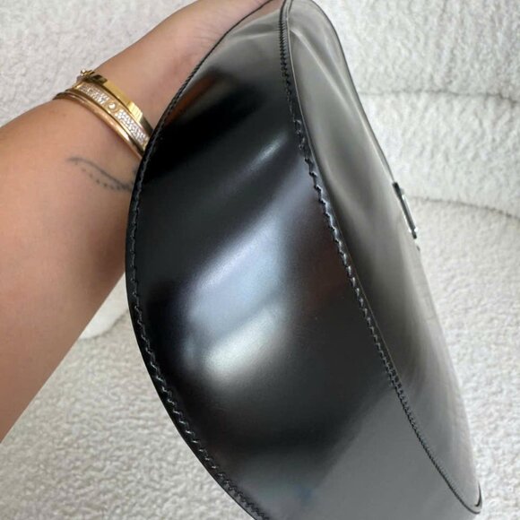 ❌SOLD❌ Prada Cleo Brushed Leather Shoulder Bag Black - Picture 6 of 16